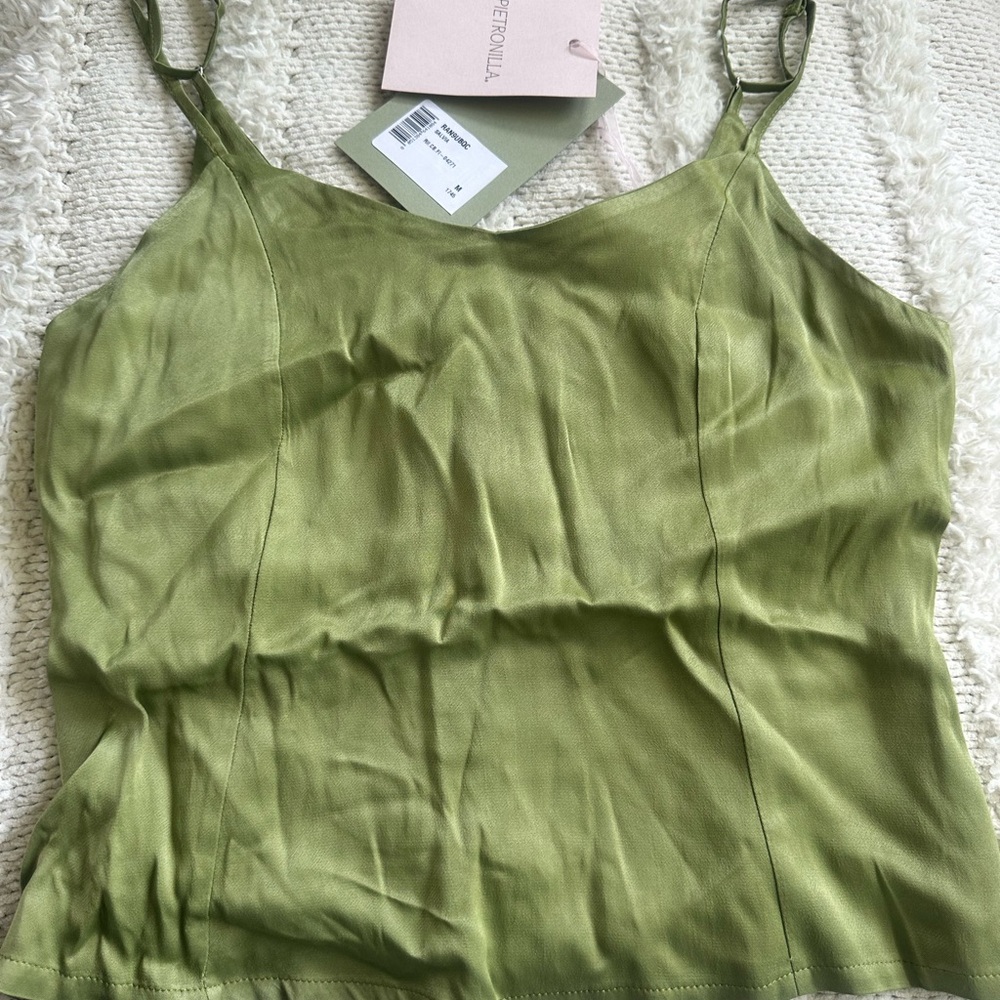 Green Camisole Top